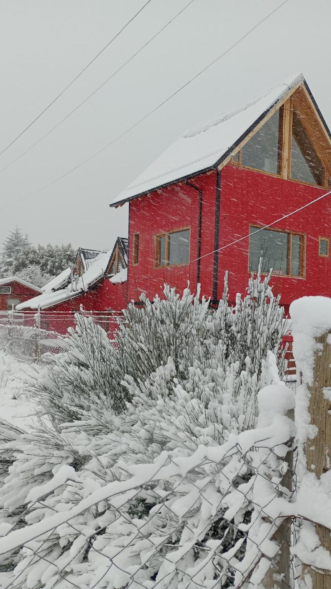 Casa Roja Vila Dina Huapi Exterior foto