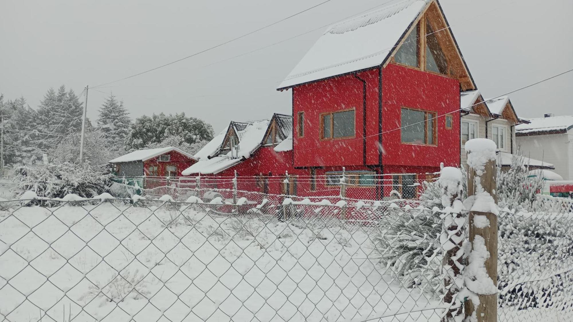 Casa Roja Vila Dina Huapi Exterior foto